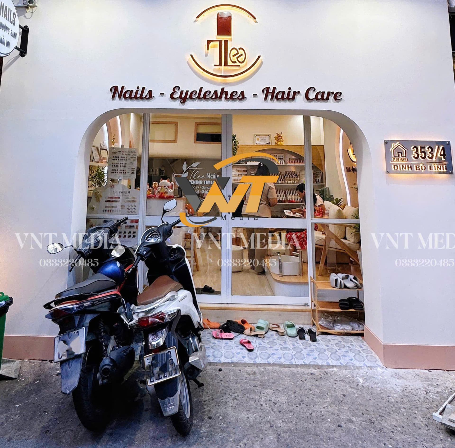 Bảng Hiệu TLee Nails Bình Thạnh - VNT Media